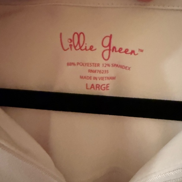 Willi Smith Women's Cream Blouse Sz.L - Picture 3 of 4